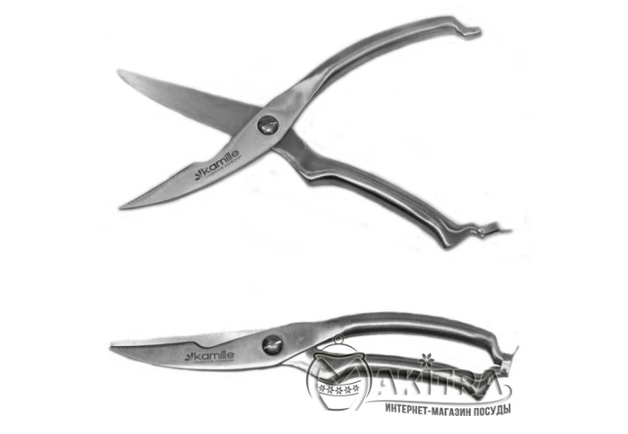 Ножницы кухонные из нержавеющей стали Kamille 5100 Ножницы кухонные из нержавеющей стали Kamille 5100